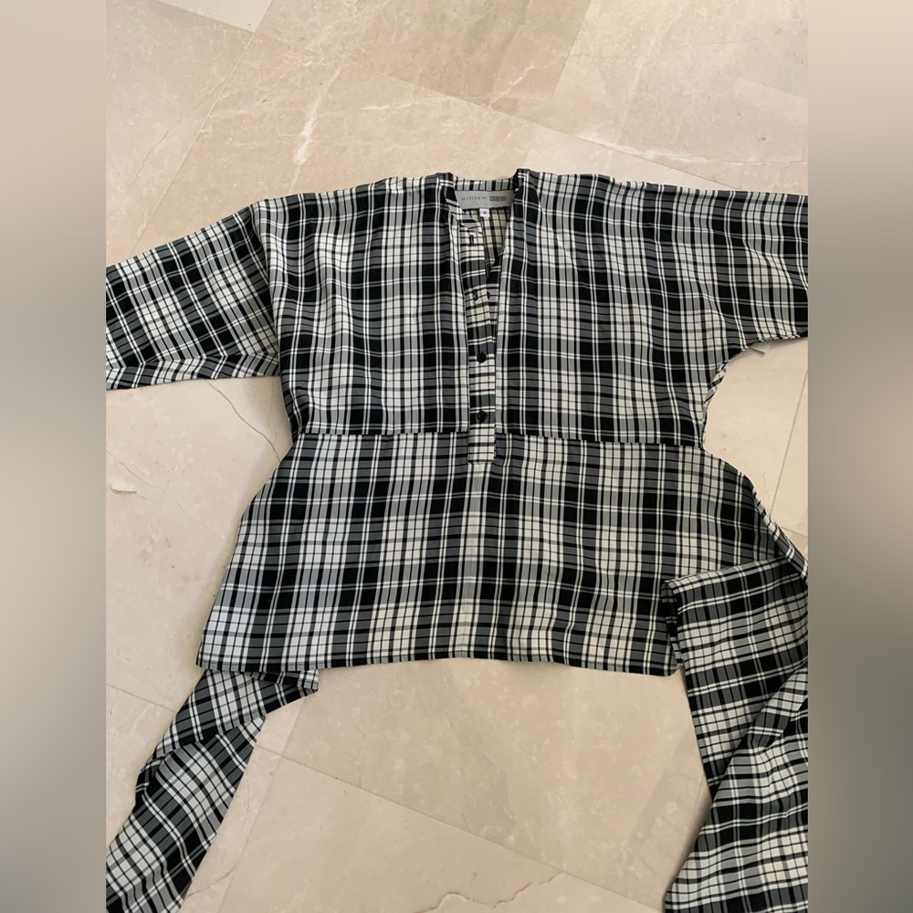 William Okpo Boat Asymmetric Hem Shirt Size 4